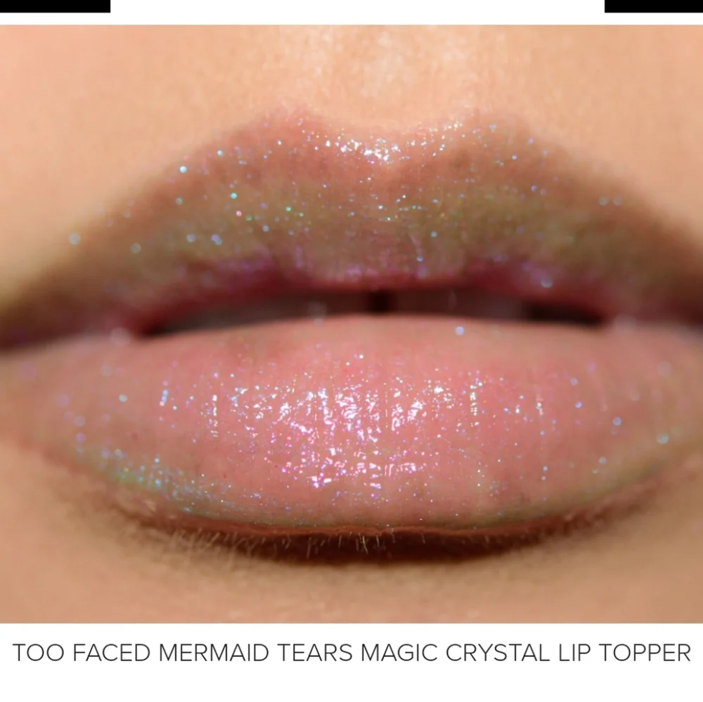 ❇️🧚‍♀️MERMAID TEARS DISCONTINUED Too Faced Mystical Effects Lip Topper NWOBox